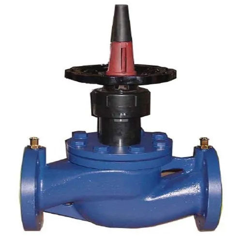 Blue & Black Honeywell  Balancing Valves