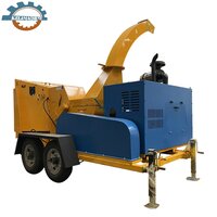Hy-6130 Branch  Crusher For Wood Or Cattle Feed - Capacity: 1-2 T/hr