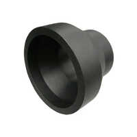 Hdpe Pipe Fitting - 1 Inch Buttweld Size, Grey & Black Color | Chemical Fertilizer Application, Round Shape, Male & Female Connections