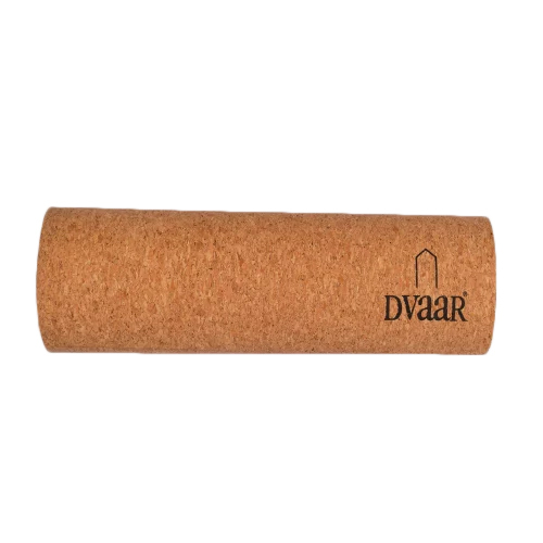 Dvaar Premium Cork Mats - 5mm Thick, Brown Rectangle | Washable, Anti-Slip, Modern Design for Exercise