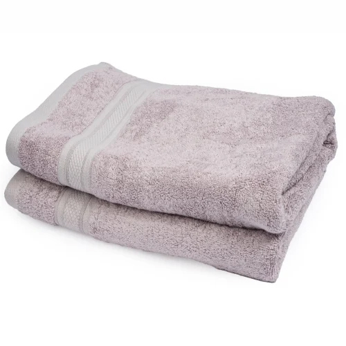 Grey Anti Bacterial  Bamboo Cotton Towel
