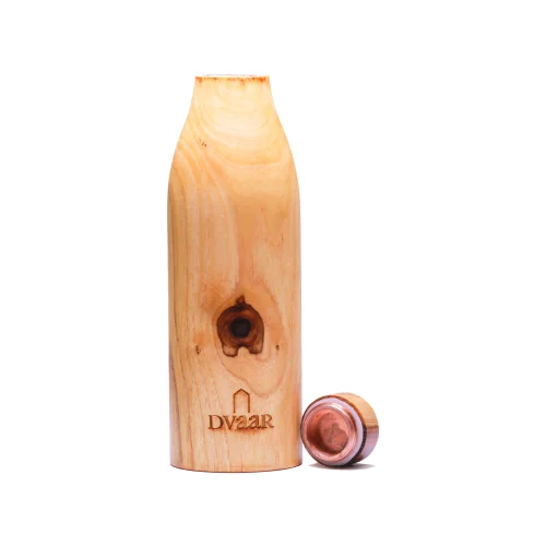 Teak Wood Copper Water Bottle Capacity: 500 Milliliter (Ml)