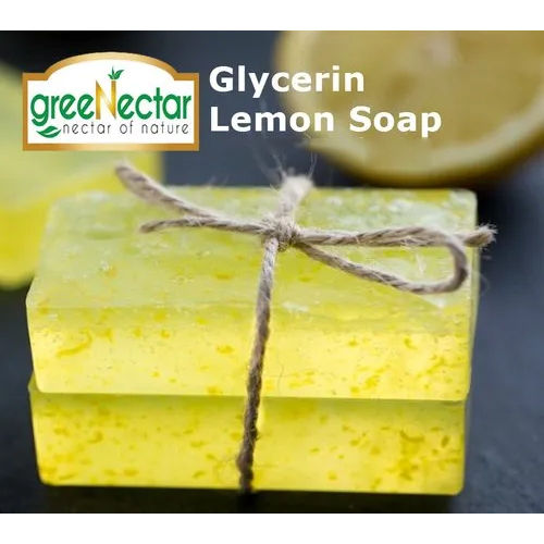 Handmade Transparent Glycerin Lemon Soap