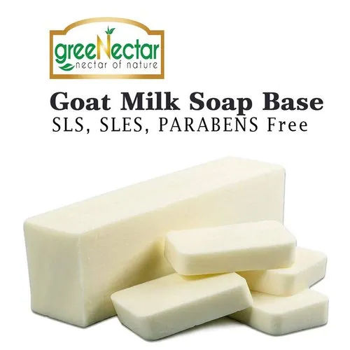 White Organic Goat Milk Soap Base