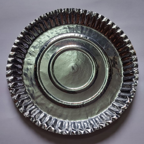 10 Inch Silver Disposable Paper Plate