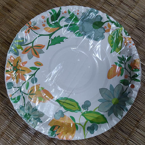 12 Inch Multicolour Glossy Disposable Paper Plates
