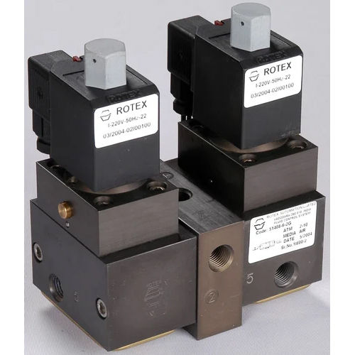 5 Way Center Off Poppet Solenoid Valve