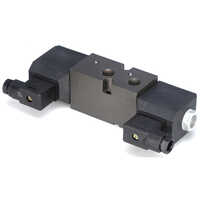 3-3 Namur Solenoid Valve - Color: Black