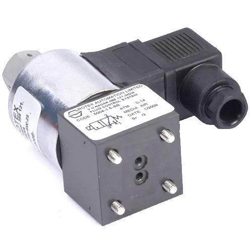 Black Customize 3 Way Solenoid Valves 2 Position Normally Close