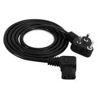L-shape 1.5m Desktop Power Cord - Application: Industrial
