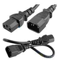 1.5 Meter 3 Pin Computer Link Power Cord - Color: Black