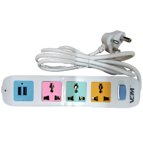 50HZ 3 in 2 USB Premium Power Strip