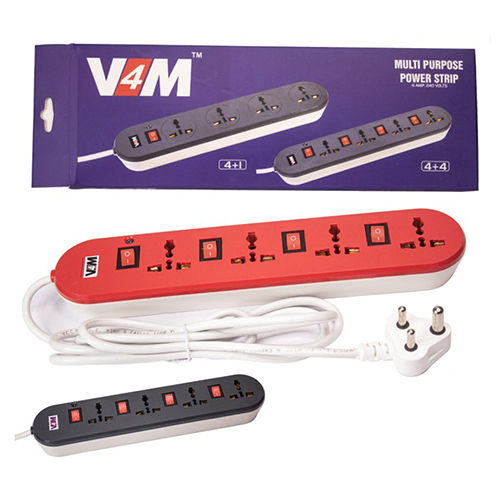 4 Meter 4 in 4 Multipurpose Power Strip