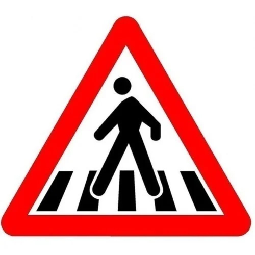 Red Traffic Safety Signage