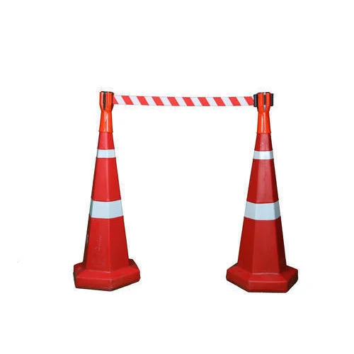 Red Retractable Traffic Cone Topper