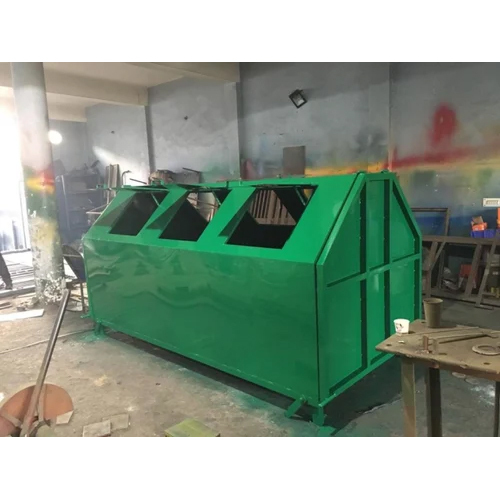 Industrial Dustbin - Plastic, Various Sizes Available, Green Color | Ideal for Industrial Applications