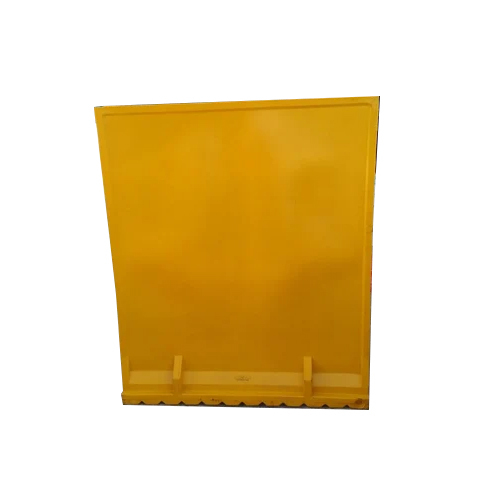 Yellow Road Safety Plastic Barrier