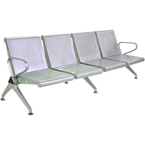 Silver Airport Waiting Chair