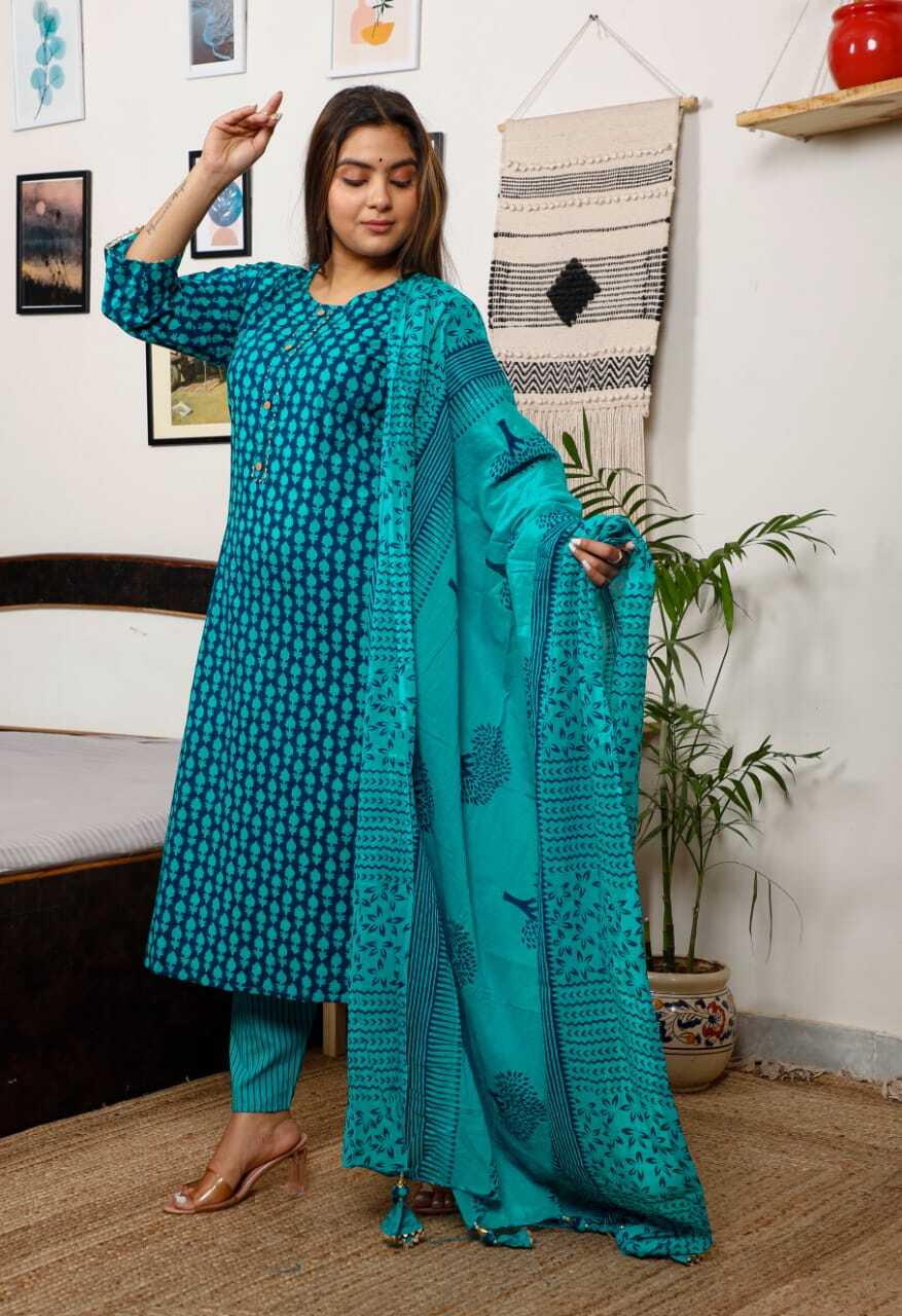 Cotton Stitched Suits For Girls