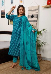 Cotton Stitched Suits For Girls