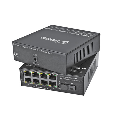 8 Port Media Converters S-8SMSF-FE