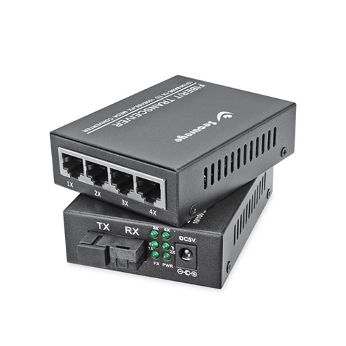 4 Port Media Converter S-4SMSF-FE