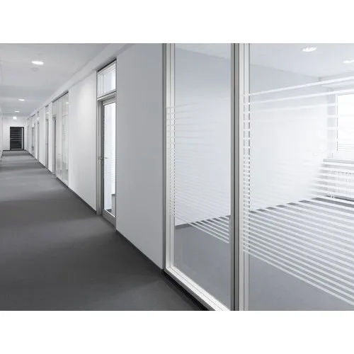 Transparent Modular Office Glass Partition