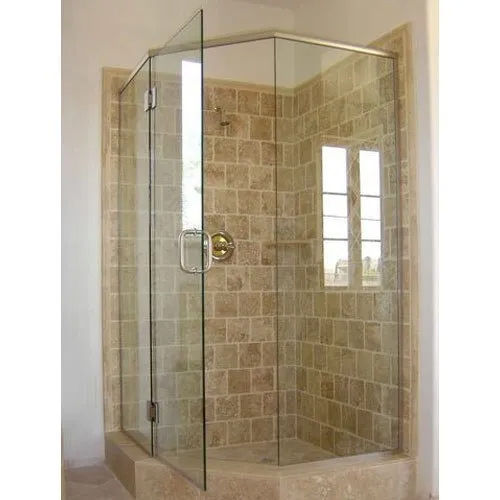 Transparent Glass Shower Enclosure