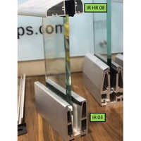 Sliver Stainless Steel Glass Railing