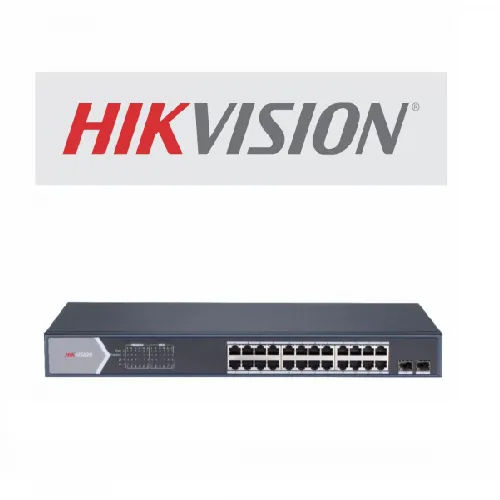 Gray Hikvision 24port Giga Poe Switch Ds-3e0526pem