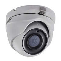 Hikvision Dome Camera - Durable Plastic, 5mp Resolution, White Color | Alarm Feature, Water-proof Design, 360-degree View, Wired Technology, 2-year Warranty
