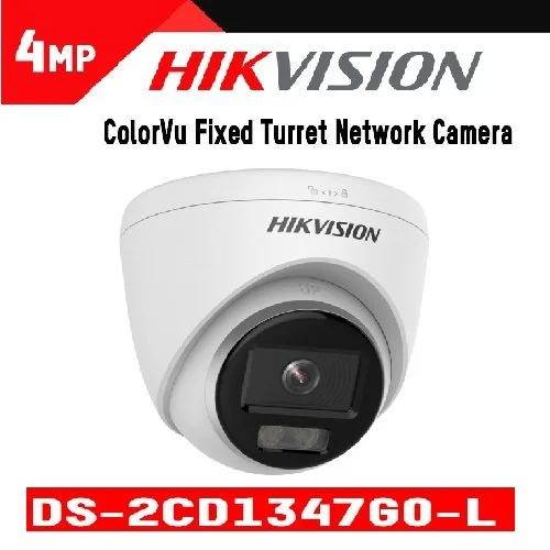 Hikvision Ds-2cd1347g0-l 4 Mp Color Vu Lite Fixed Dome Camera