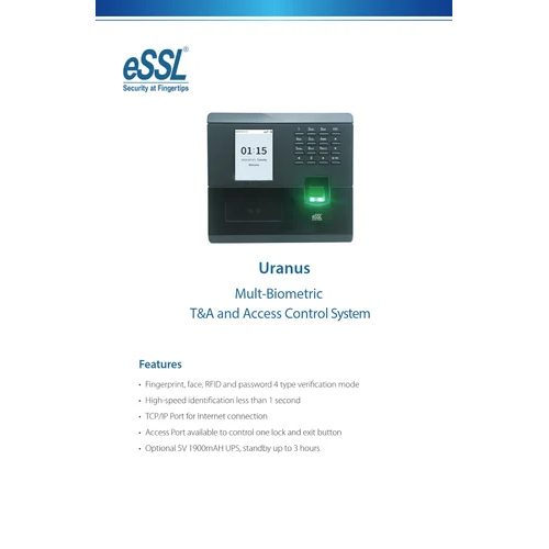 FACE - AIFACE URANUS Biometric Attendance System