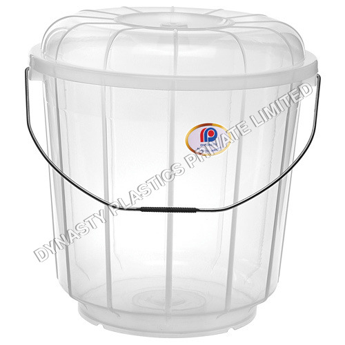 Buy 20 Ltrs Clear Bucket with Lid at Best Price, 20 Ltrs Clear Bucket with  Lid Manufacturer in Maharashtra