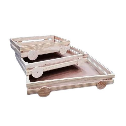 Plain Pinewood Packaging Tray
