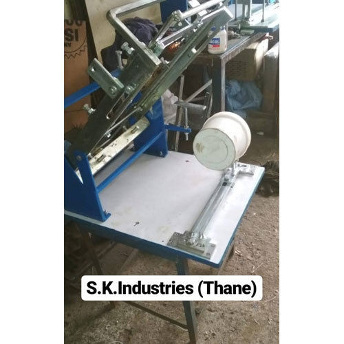 Manual Screen Printing Machine For Round Food Container