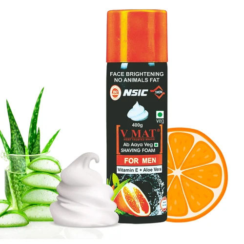 V MAT Orange Shaving Foam