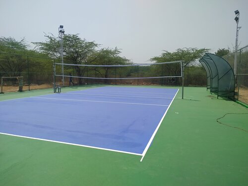 Synthetic Acrylic Volleyball Court