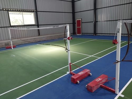 Badminton Synthetic Court - Color: As Per Requirement