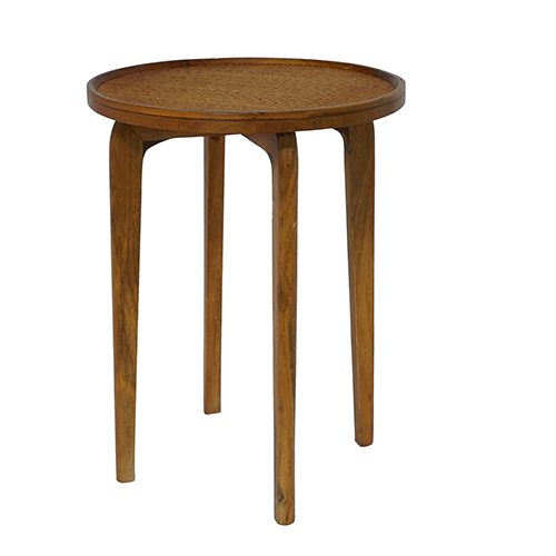 MCE031 Wood Plus Cane Tables