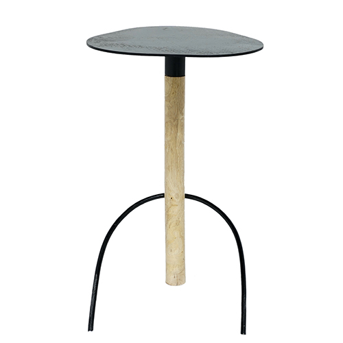 MCE037 Iron And Wood C Table