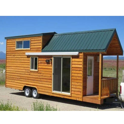 Brown Movable Portable Cabin