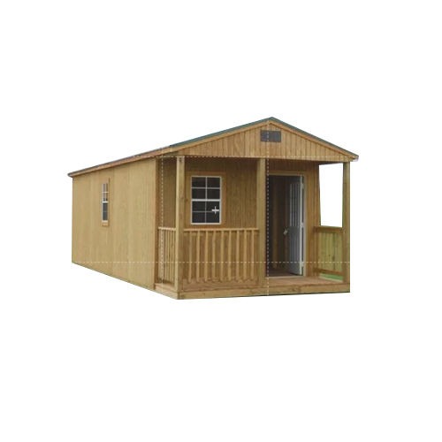 Brown Log Portable Cabin