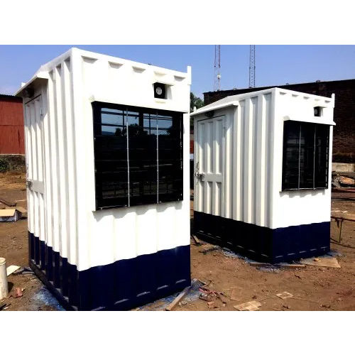 White Gi Portable Security Cabin