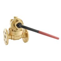 Bronze Parallel Slide Blow Off Valve Flanged Ends
