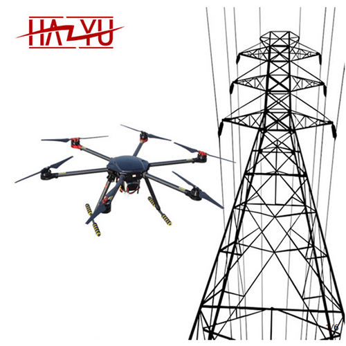 Power Line Construction Professional 6 Spirals Wing Uav Drone For Power Line