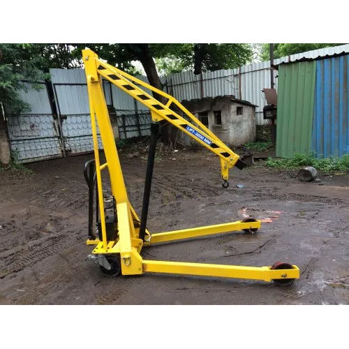 Hydraulic Floor Crane Application: Storage Yard