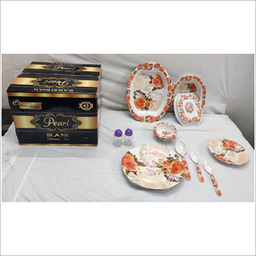 Pearl 43 टुकड़ाs Dinner Set