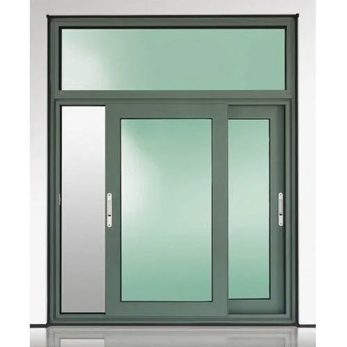 Multicolored Aluminum Sliding Glass Door