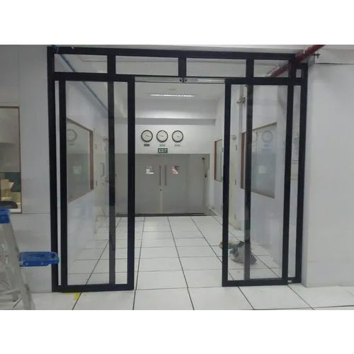 Multicolored Aluminium Double Door With Powder Coated